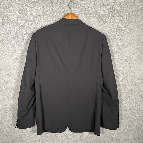 John Varvatos Blazer Mens 40R Black Performance 2 Button Sport Coat Formal Adult - Picture 8 of 12